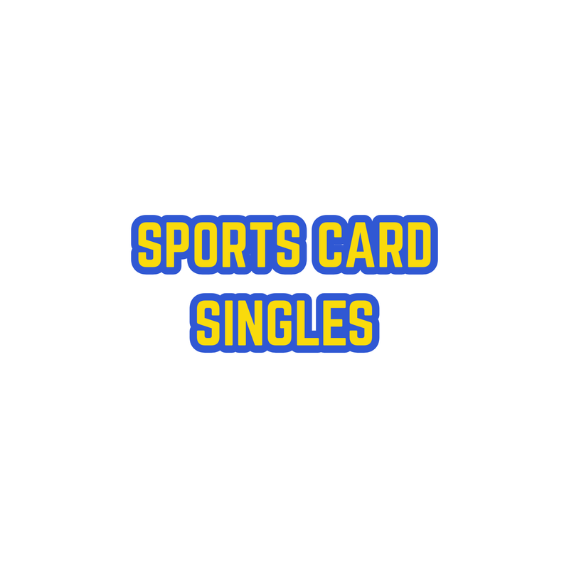 Sports card singles, like UFC, Baseball, Basketball, F1, Tennis