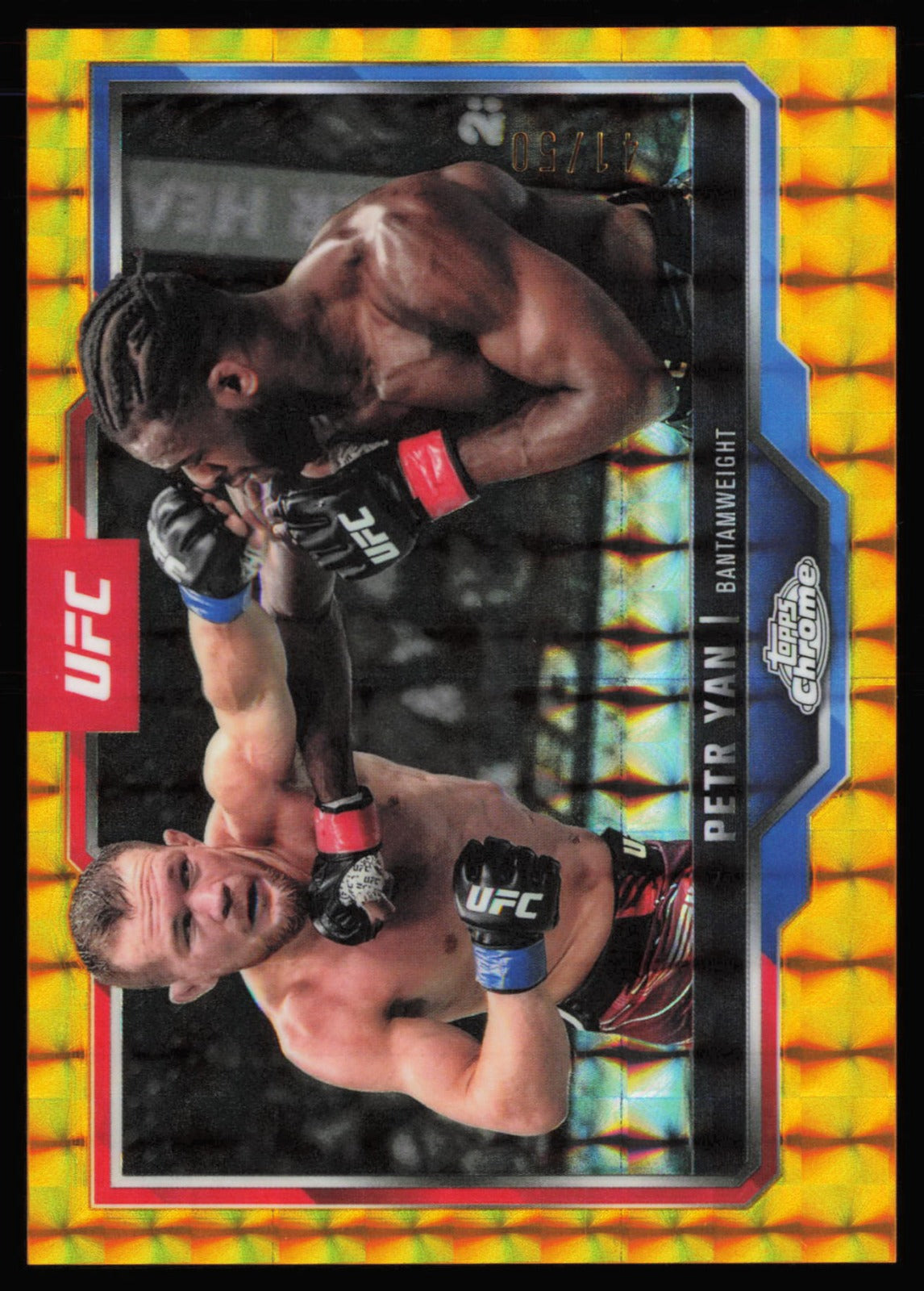 Topps Chrome Sapphire Edition UFC Gold Sapphire Petr Yan 116 /50