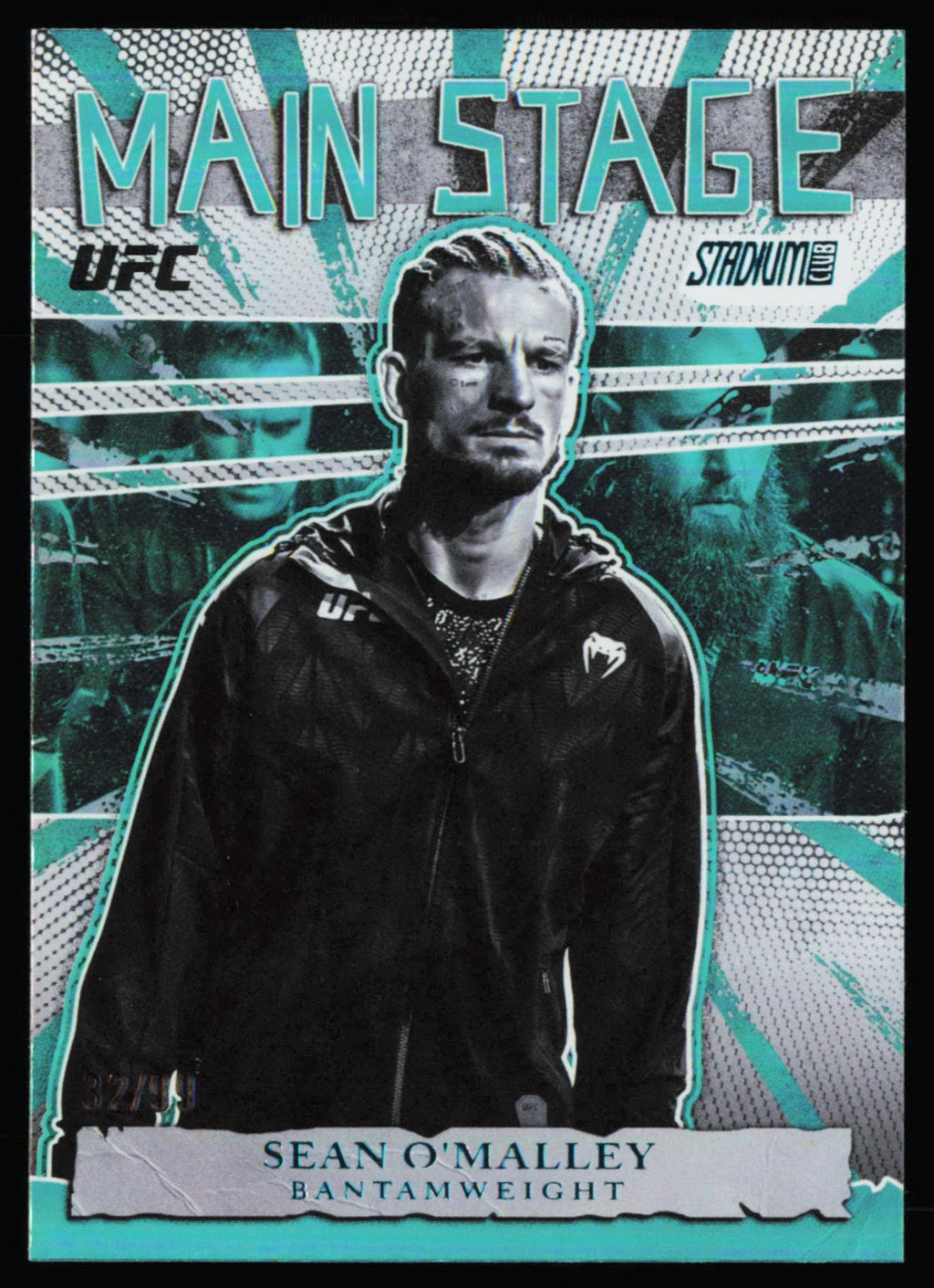 2026 Topps Stadium Club UFC Main Stage Turquoise Sean O'Malley MS-24 /99