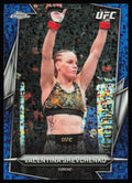 2026 Topps Chrome UFC Blue RayWave Refractor Valentina Shevchenko 3 /150
