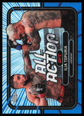 Topps Chrome UFC All Action Blue Refractor Ilia Topuria AA-1 /150