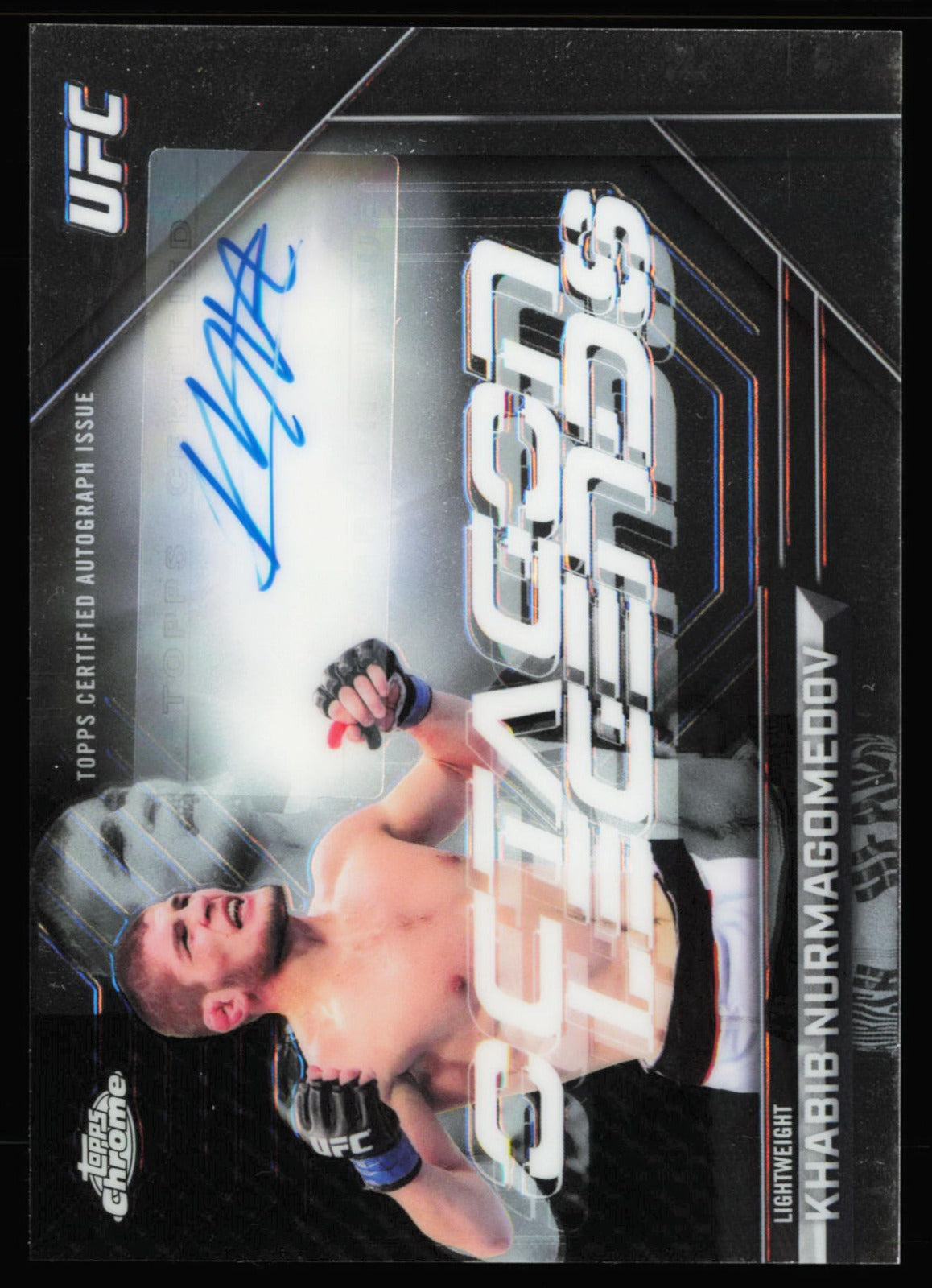 2025 Topps Chrome UFC Octagon Legends Autographs Khabib Nurmagomedov Auto OLA-KN