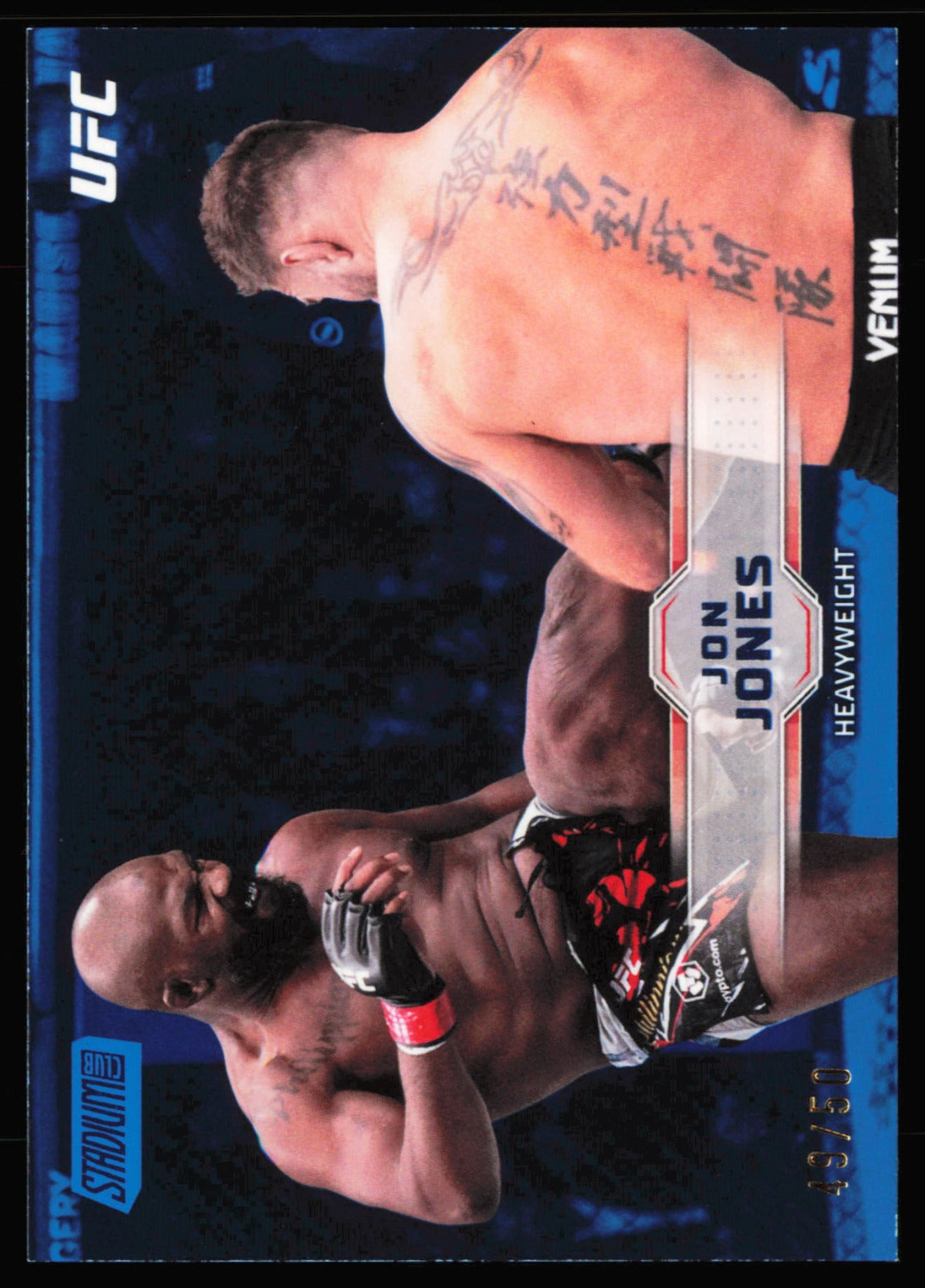 Topps Stadium Club UFC Blue Jon Jones 4 /50