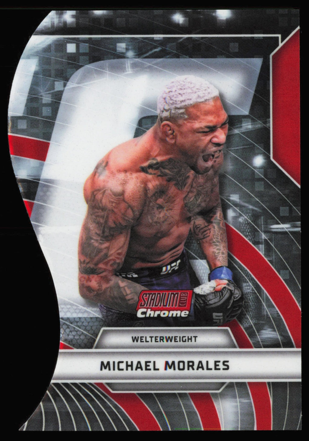 Topps Stadium Club UFC Triumvirates Red Michael Morales TV-39
