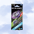 Beyblade X Arrow Wizard 4-80GB toy packaging featuring a Beyblade X design with Beyblade and Hasbro branding, set against a light blue cloudy background.