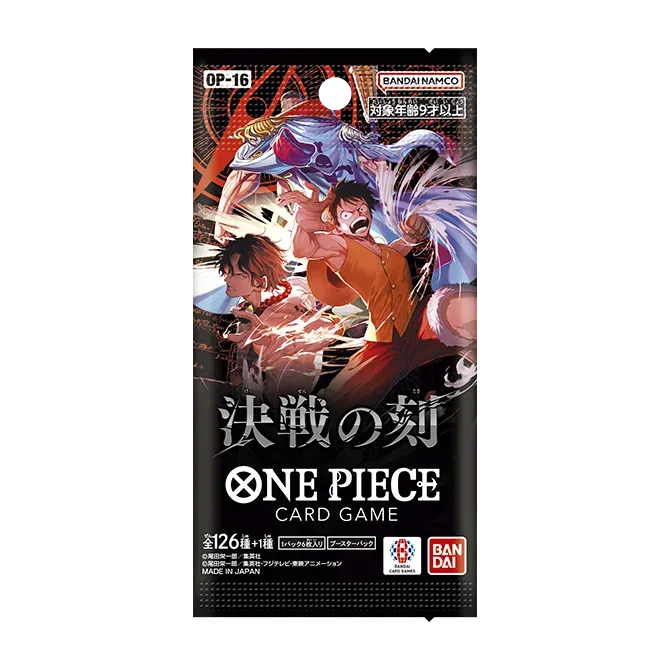 One Piece TCG OP-16 The Time Of Battle Japanese Booster Box - Factory Sealed