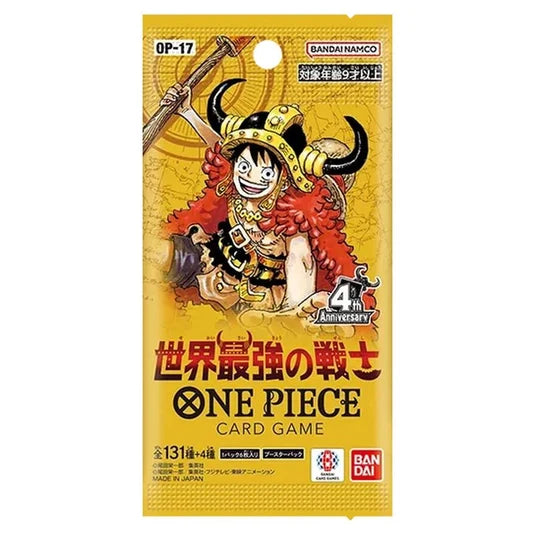 One Piece TCG OP-17 The Worlds Strongest Warriors Japanese Booster Box - Factory Sealed