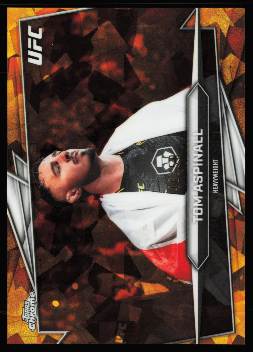 Topps Chrome UFC Sapphire Edition Gold Sapphire Tom Aspinall 80 /50