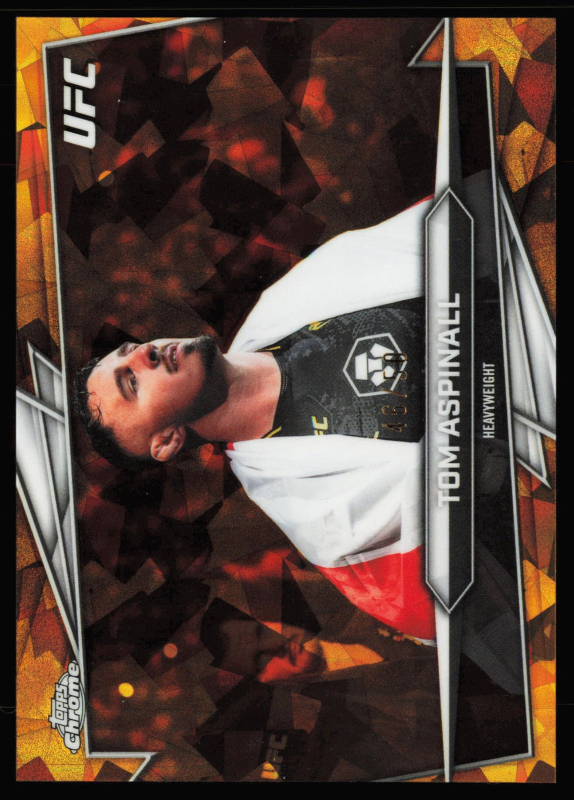 Topps Chrome UFC Sapphire Edition Gold Sapphire Tom Aspinall 80 /50
