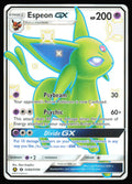 Pokemon TCG Espeon GX Shiny Rare Hidden Fates: Shiny Vault SV60/SV94 - front