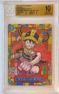 One Piece Monkey.D.Luffy BGS 10 One Piece Day: 4th Anniversary Promo OP10 P-110