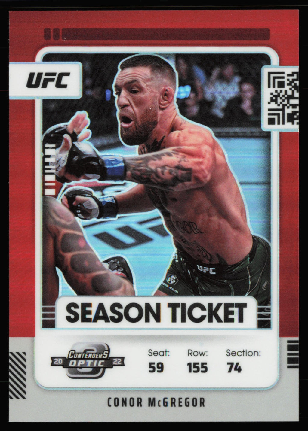Panini Chronicles UFC Red Conor McGregor 371 /199