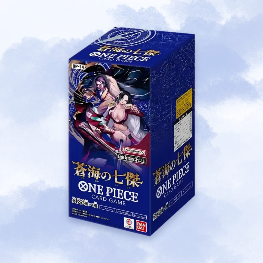 One Piece TCG OP-14 The Azure Sea's Seven Japanese Booster Box - Factory Sealed