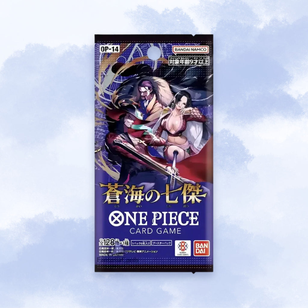 One Piece TCG OP-14 The Azure Sea's Seven Japanese Booster Box - Factory Sealed - photo 2