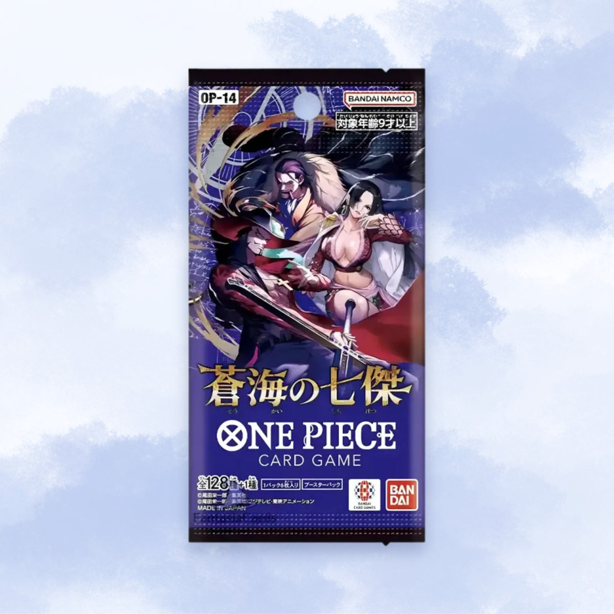 One Piece TCG OP-14 The Azure Sea's Seven Japanese Booster Box - Factory Sealed - photo 2