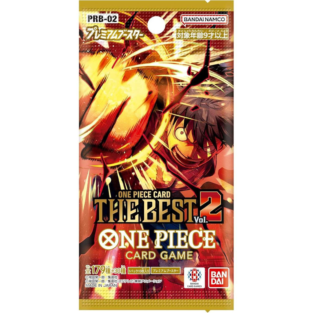 One Piece TCG PRB-02 The Best Vol.2 Japanese Booster Box - Factory Sealed